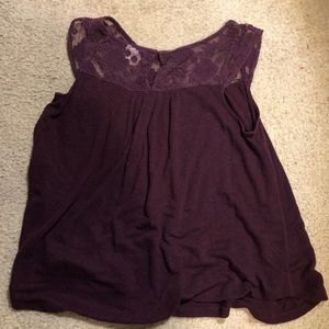 Dad purple tank top